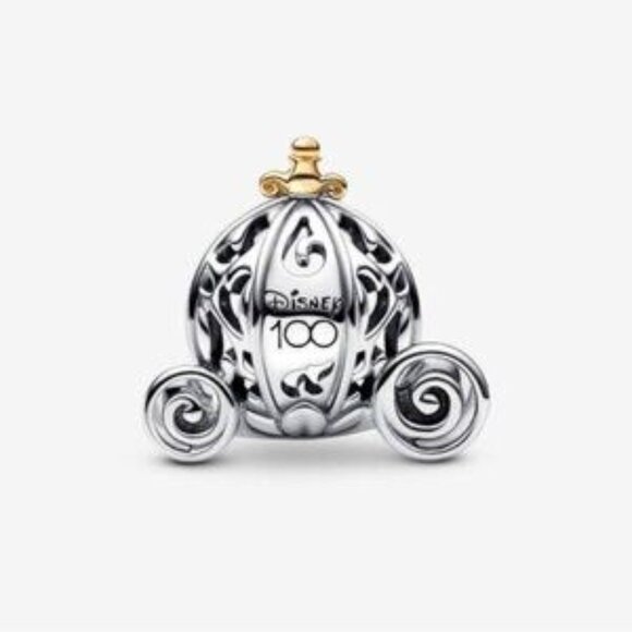 Pandora Disney 100th Anniversary Cinderella's Enchanted Carriage Charm - Picture 2 of 5
